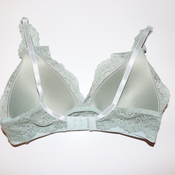 Lacey Green Padded Bralette - Picture 2 of 2